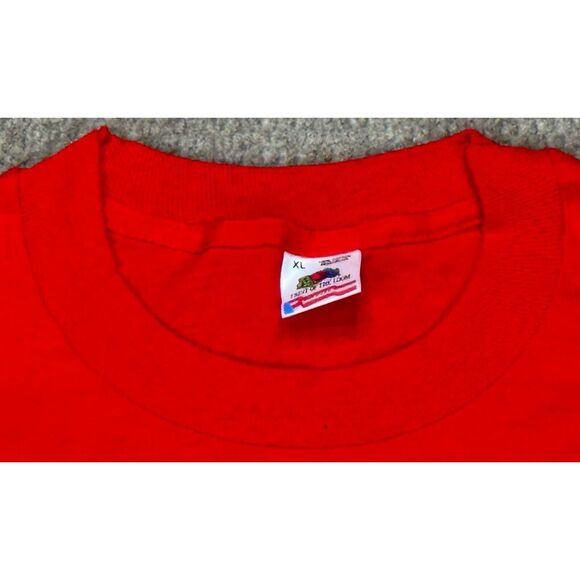 Fruit Of The Loom Vtg Made In USA 1992‎ Indiana Hoosiers NCAA Final 4 T-Shirt XL - Picture 3 of 11